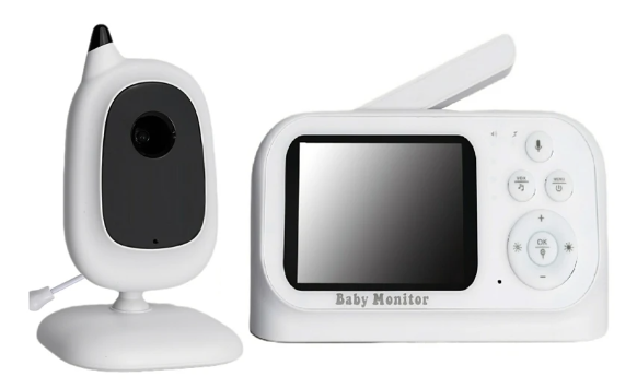 Monitor video pentru bebelusi cu camera si ecran LCD de 3.2 inchi cu camera vedere nocturna
